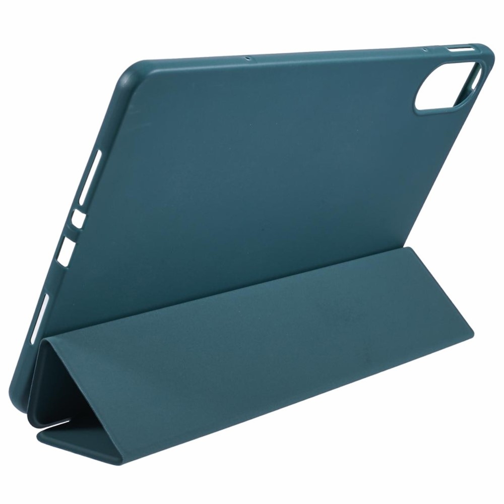 Összecsukható intelligens záró tok Xiaomi Redmi Pad Pro 4G/5G tablethez - zöld