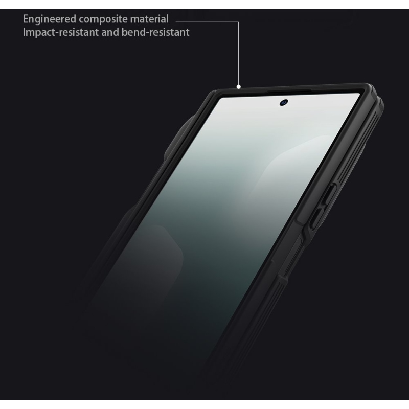Nillkin CamShield Prop mágneses tolltartó hátlap Samsung Galaxy Z Fold 7 fekete fekete