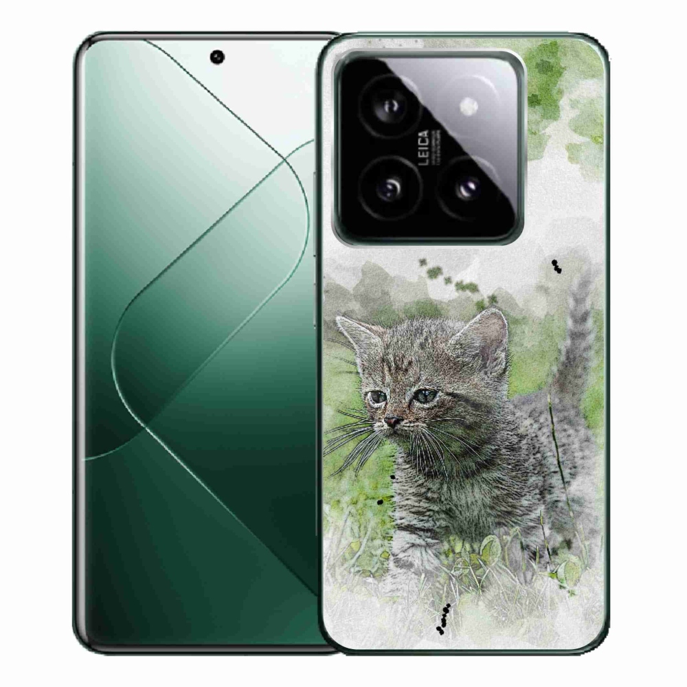 Gél borítás mmCase a Xiaomi 14 Pro-hoz - aranyos cica 1