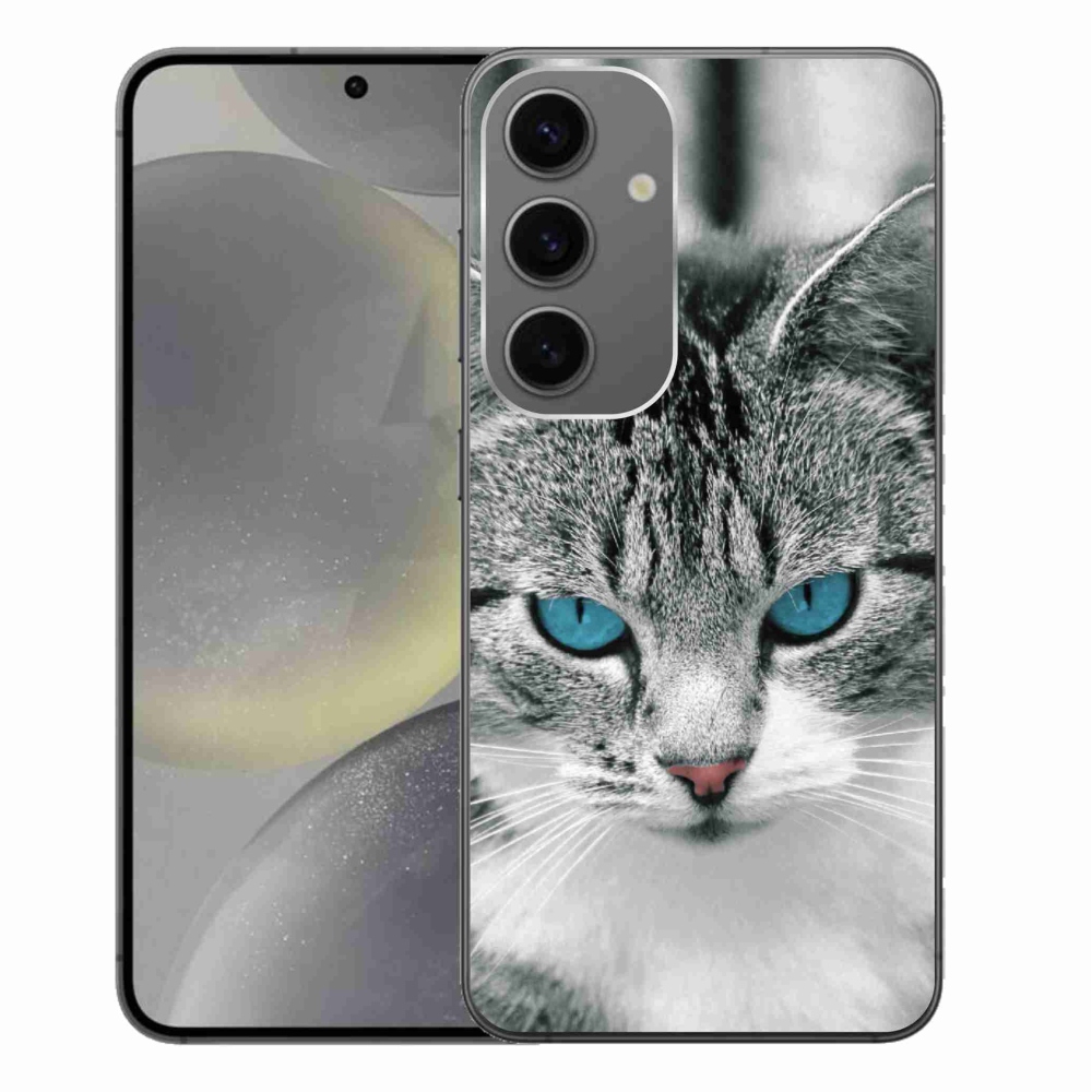 Zselés borítás mmCase Samsung Galaxy S24+ - macska nézet 1