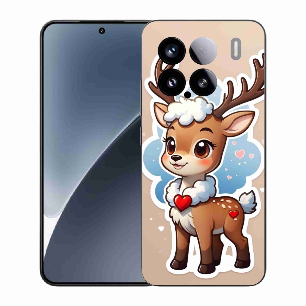 Gél borító mmCase a Xiaomi 15-öshöz - rajzfilm rénszarvas