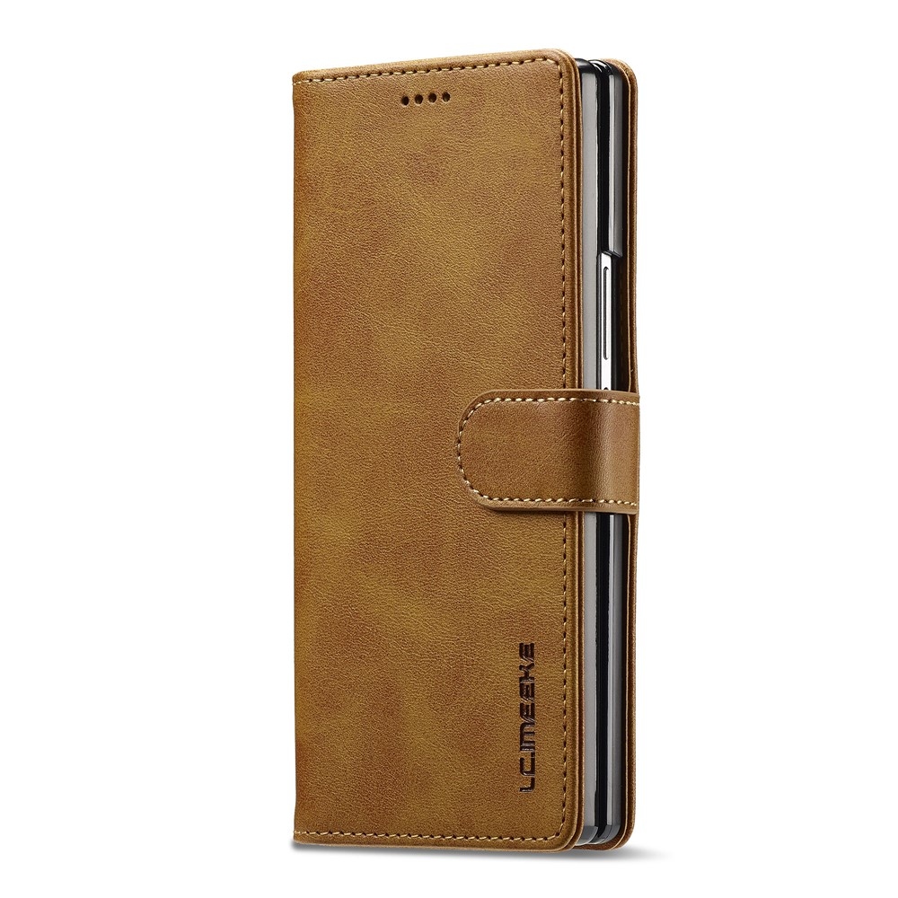 IMEEKE könyvtáska Samsung Galaxy Z Fold7 5G - sárga