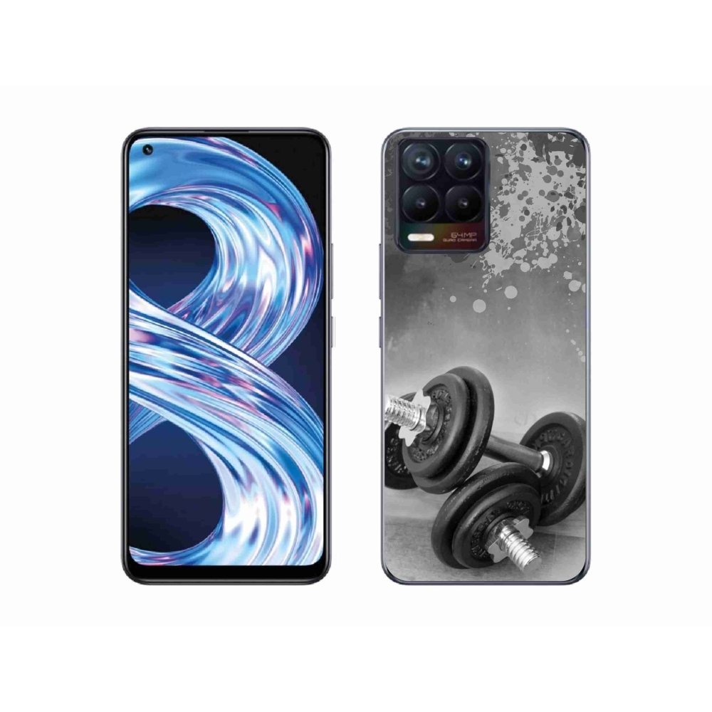 Gél borítás mmCase a Realme 8 4G-hez - súlyzók 1