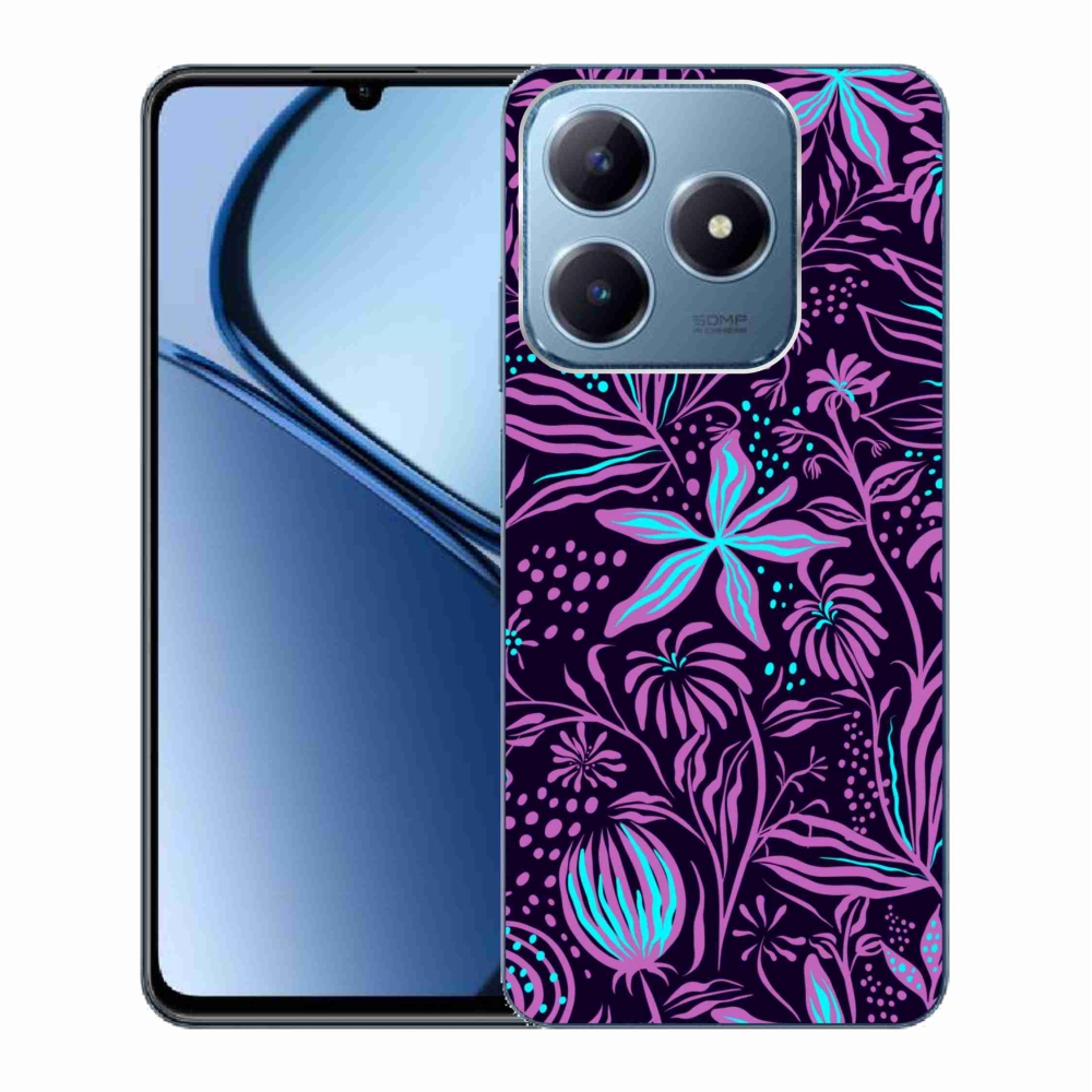 Zselés borítás mmCase a Realme C63 készülékhez - virágok 2