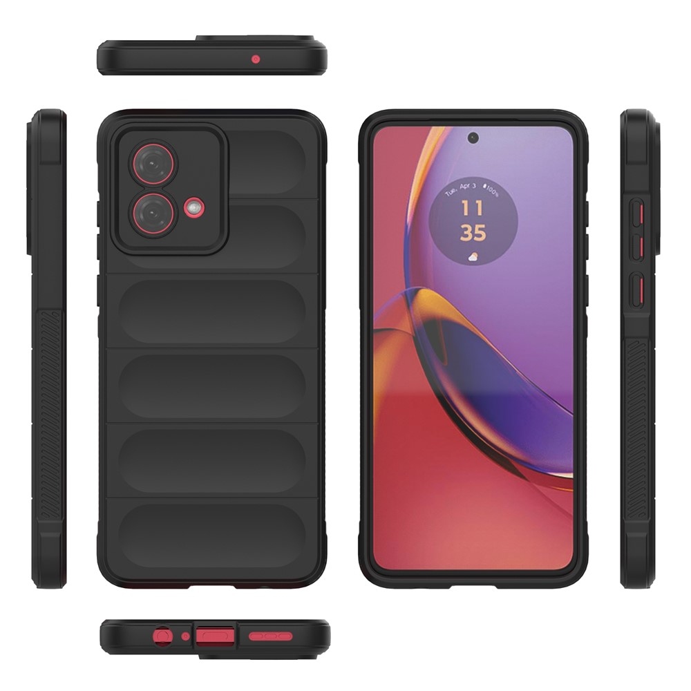 Rugg tartós zselés tok Motorola Moto G84 5G - fekete