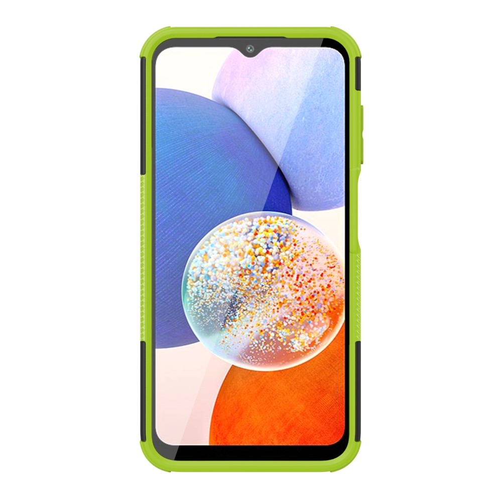 Rúgásálló hibrid borító Samsung Galaxy A15 4G/5G készülékhez - zöld