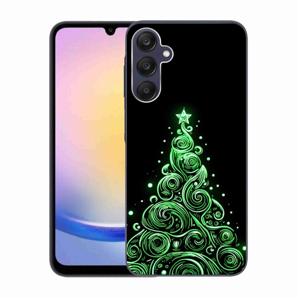 Gél borítás mmCase Samsung Galaxy A25 5G - neon karácsonyfa 3