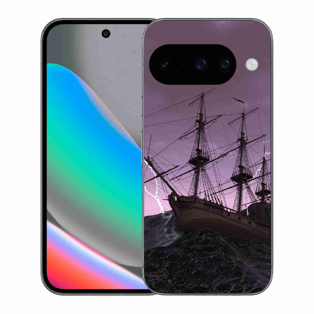 Gél borítás mmCase a Google Pixel 10 számára - hajó a viharban