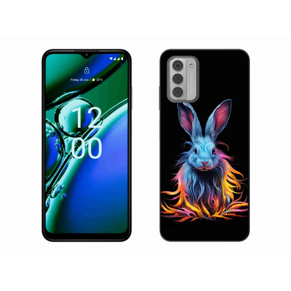 Zselés borítás mmCase a Nokia G42 készülékhez - absztrakt nyúl