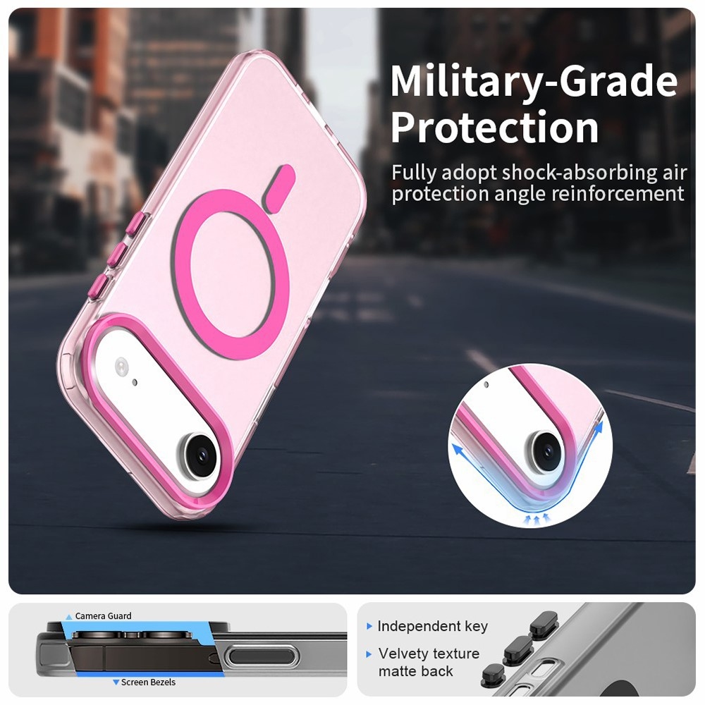 Candy MagSafe gél tok iPhone 17 Air készülékhez - rózsaszín