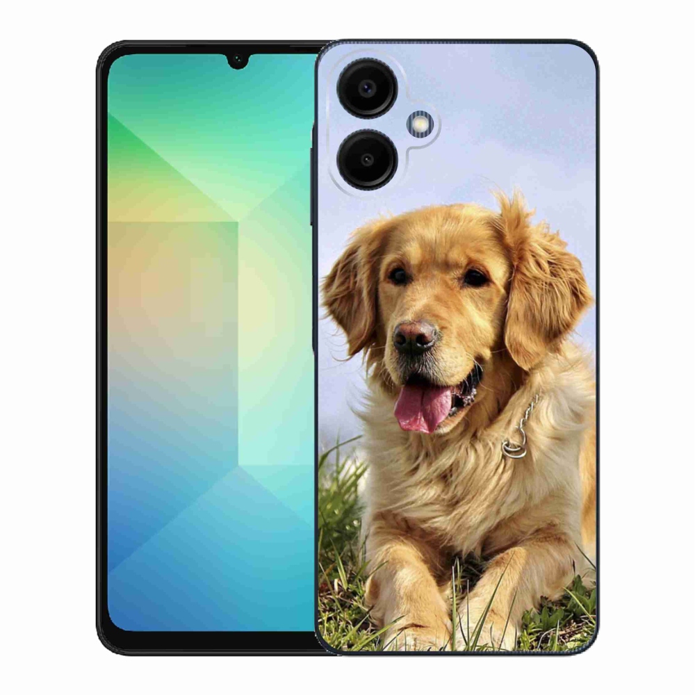 Gél borítás mmCase Samsung Galaxy A06 4G - arany retrieverhez