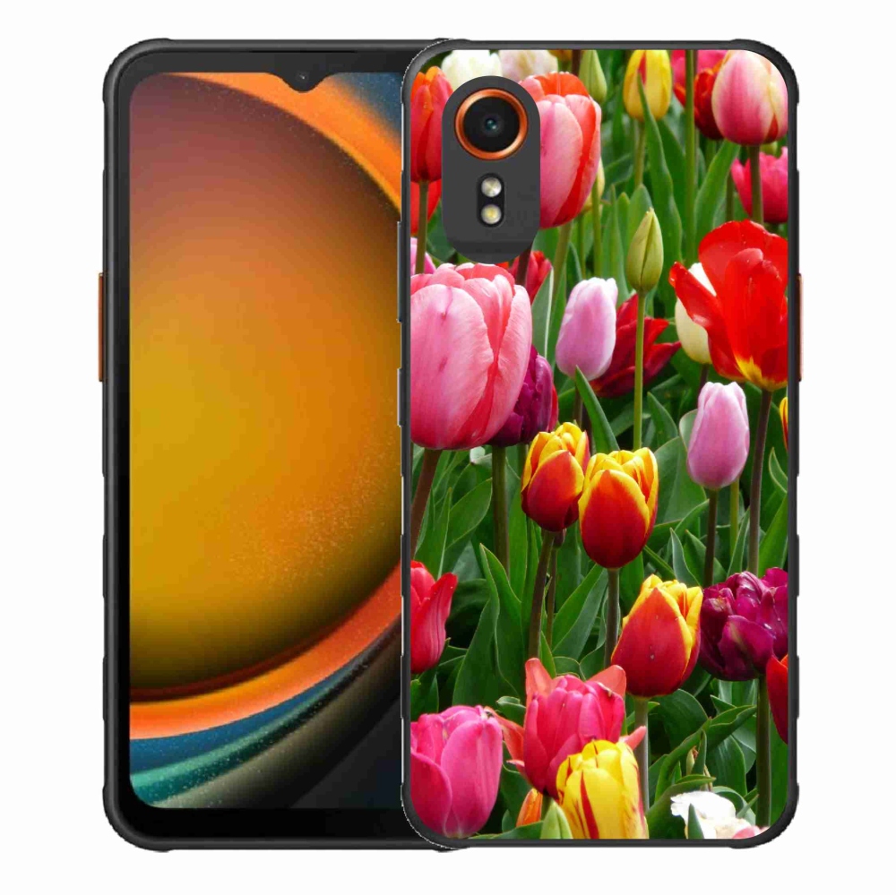 Gél borítás mmCase Samsung Galaxy Xcover 7 készülékhez - tulipánok