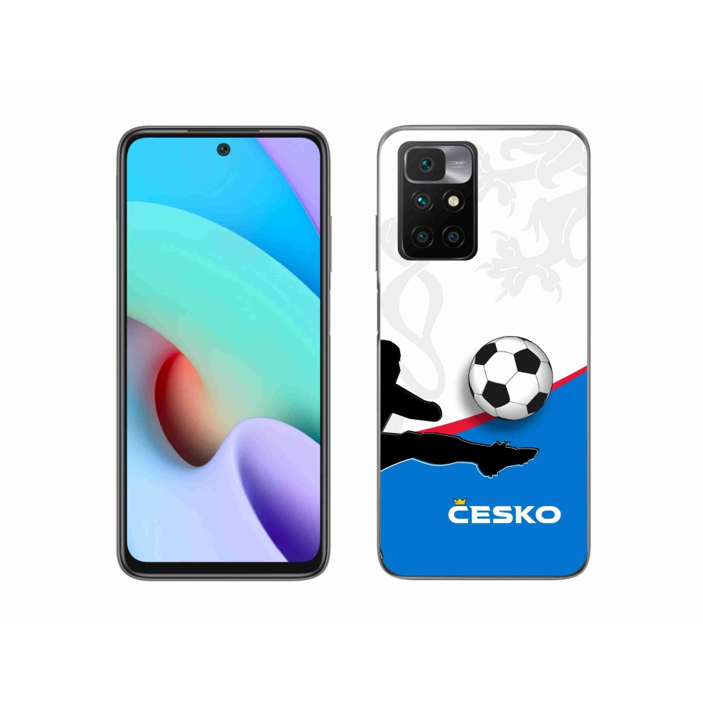 Gél borítás mmCase a Xiaomi Redmi 10/Redmi 10 (2022) - futball Csehország 3