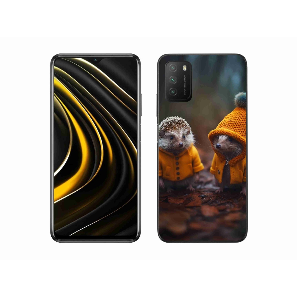 Gél borítás mmCase a Xiaomi Poco M3-hoz - sünök