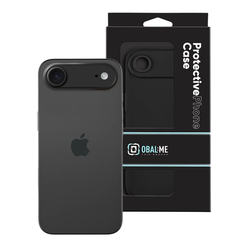 COVER:ME matt TPU borító Apple iPhone 17 Air fekete színűhöz