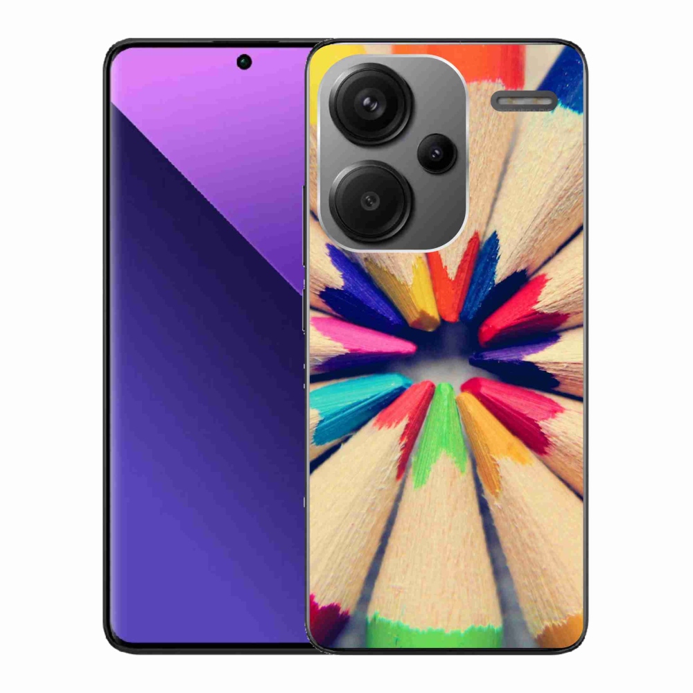 Gél borítás mmCase a Xiaomi Redmi Note 13 Pro+ 5G számára - zsírkréták
