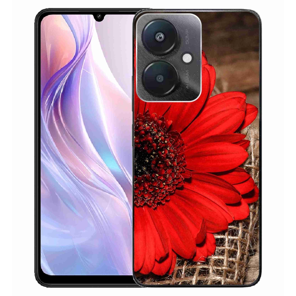 Gél borítás mmCase a Xiaomi Redmi 13C 5G-hez - gerbera