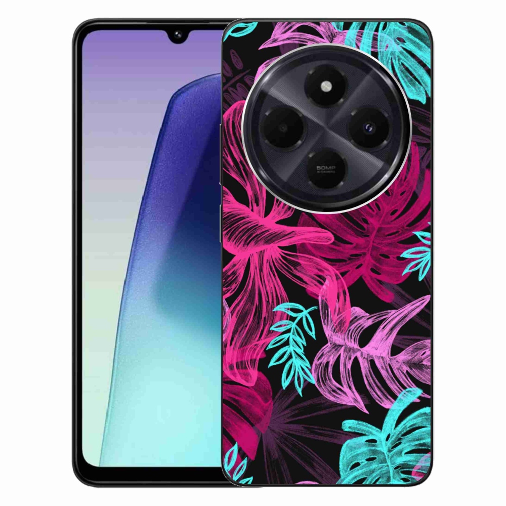 Gél borítás mmCase a Xiaomi Redmi 14C/Poco C75-hez - virágok 1