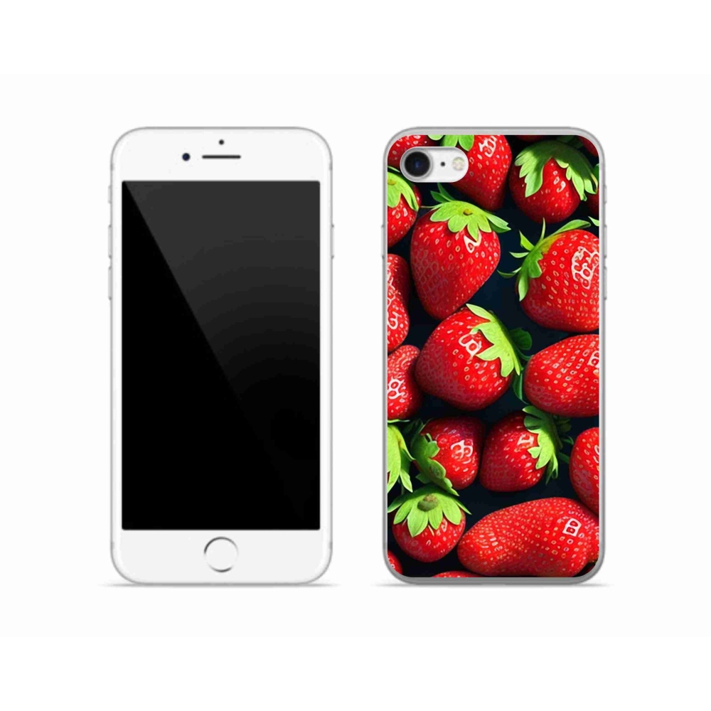Zselés borítás mmCase iPhone SE (2020) - eper
