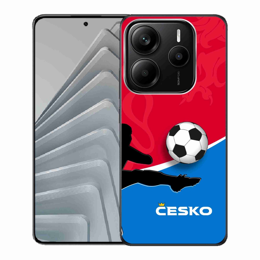 Gél borítás mmCase a Xiaomi Redmi Note 14 5G - futball Csehország 2