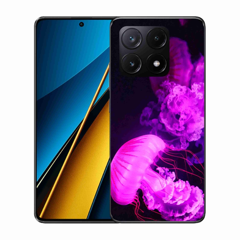 Gél borítás mmCase a Xiaomi Poco X6 Pro 5G-hez - medúza 1
