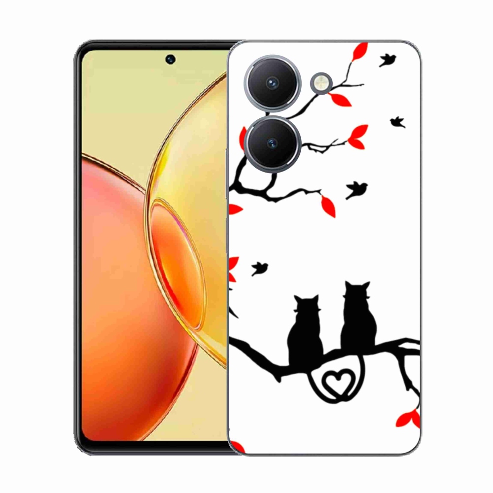 Gél borító mmCase a Vivo Y36-hoz - macskaszerelem