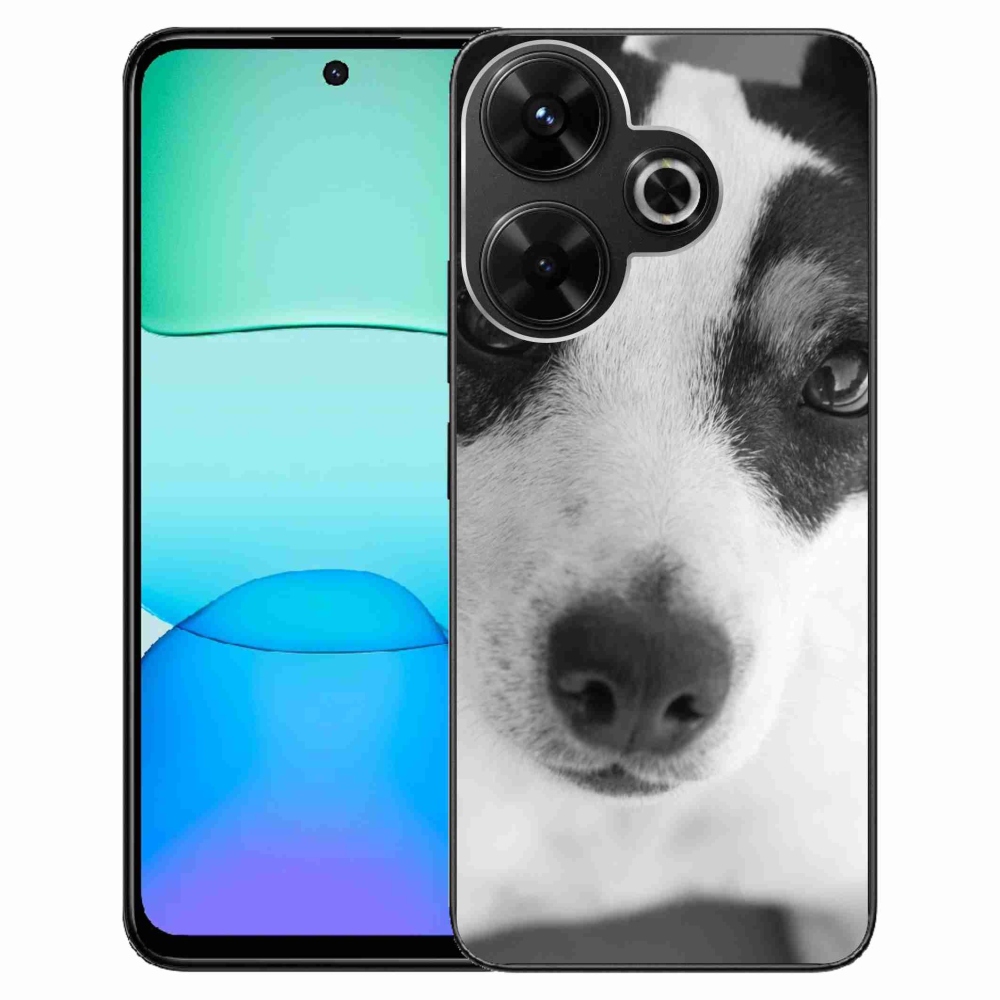 Gél borítás mmCase a Xiaomi Redmi 13 4G/Poco M6 4G - kutya számára