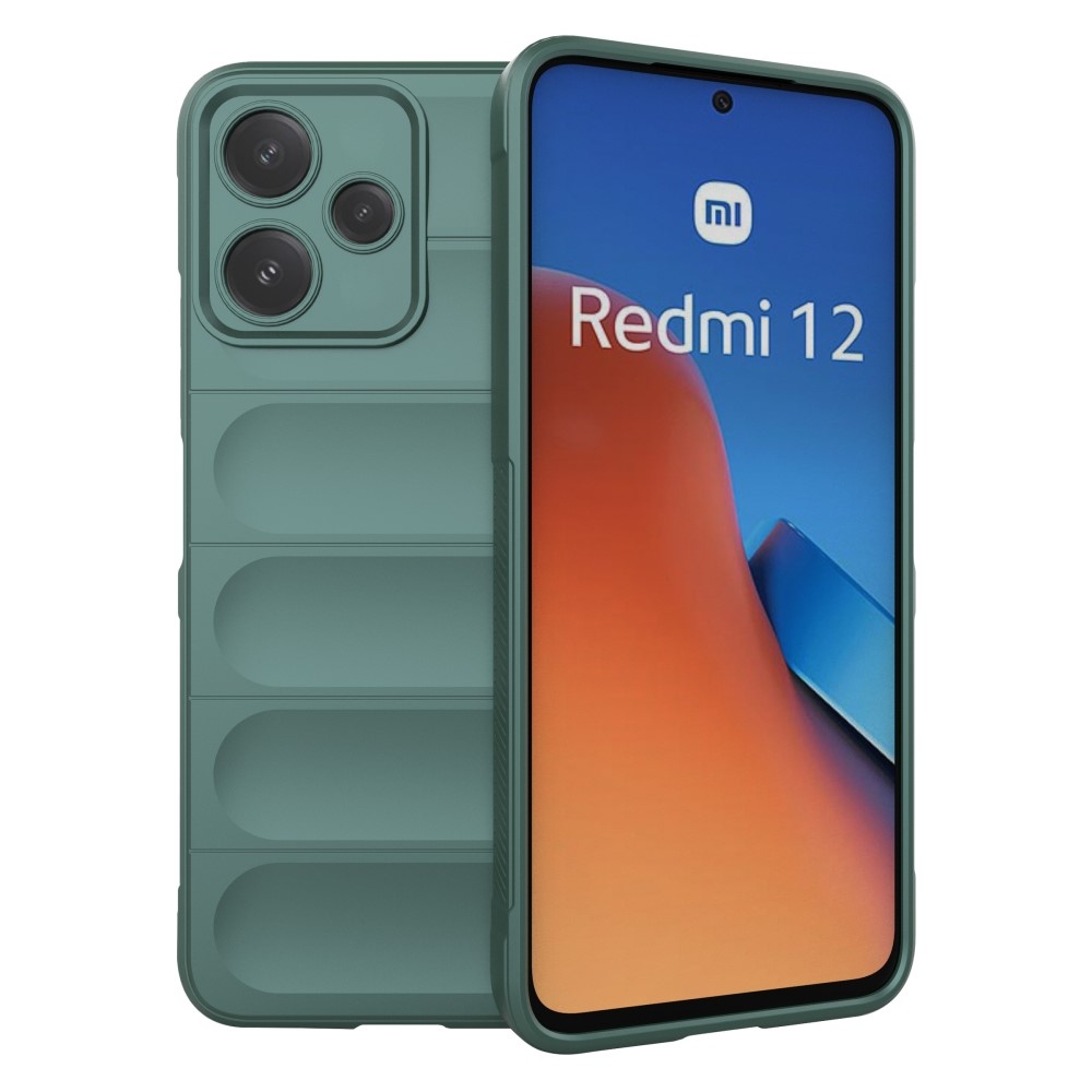 Rugg tartós zselés tok Xiaomi Redmi 12 5G - zöld
