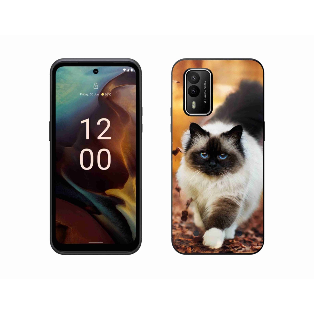Gél tok mmCase a Nokia XR21 készülékhez - macska