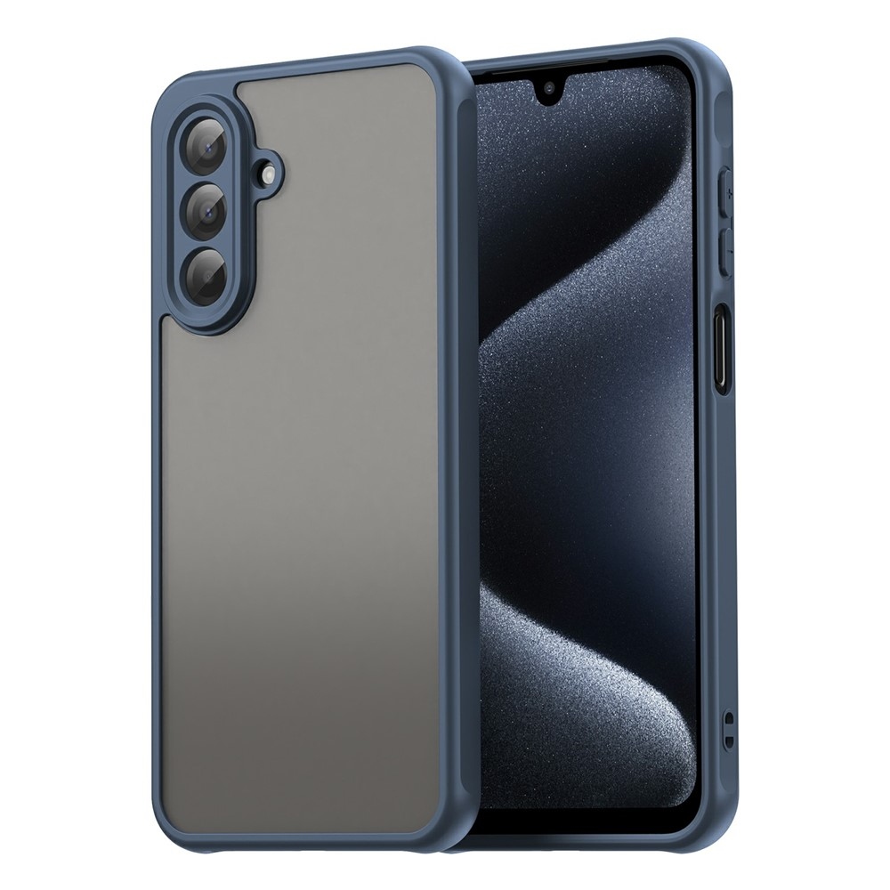 Zselés tok kemény hátlappal Samsung Galaxy A17 5G - kék