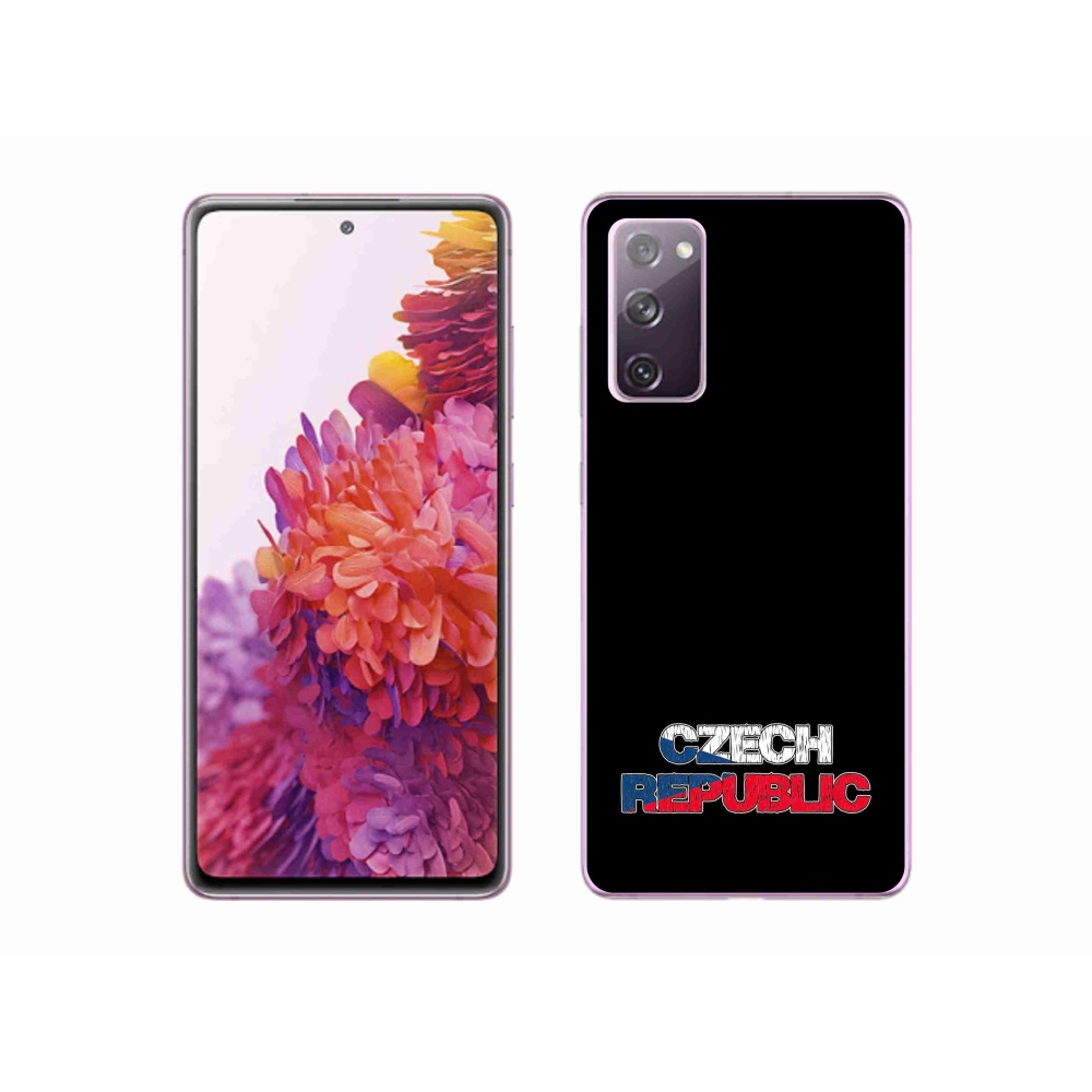 Gél védőhuzat mmCase Samsung Galaxy S20 FE - Csehország fekete háttér