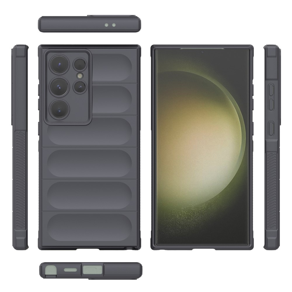 Rugg tartós zselés tok Samsung Galaxy S24 Ultra készülékhez - sötétszürke