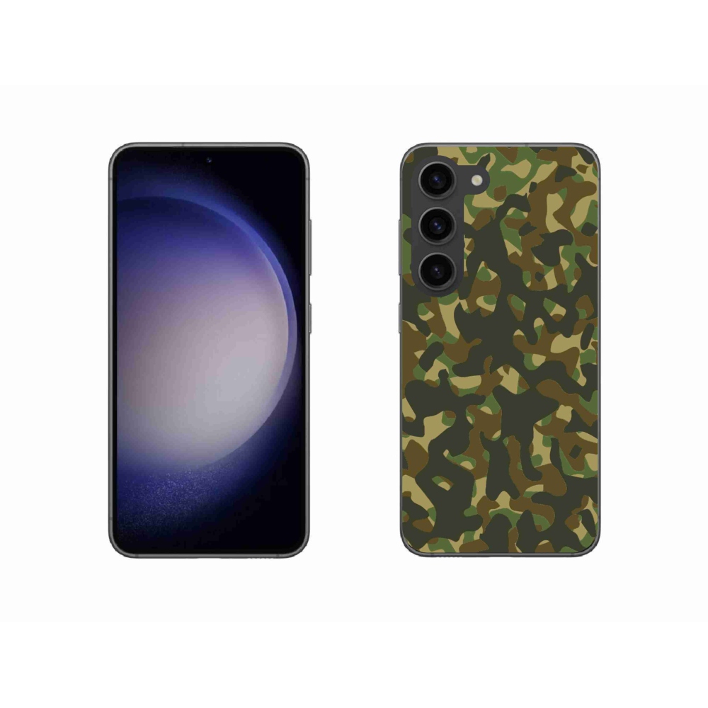 Gél védőhuzat mmCase Samsung Galaxy S23 5G - terepszínű mintázat 1