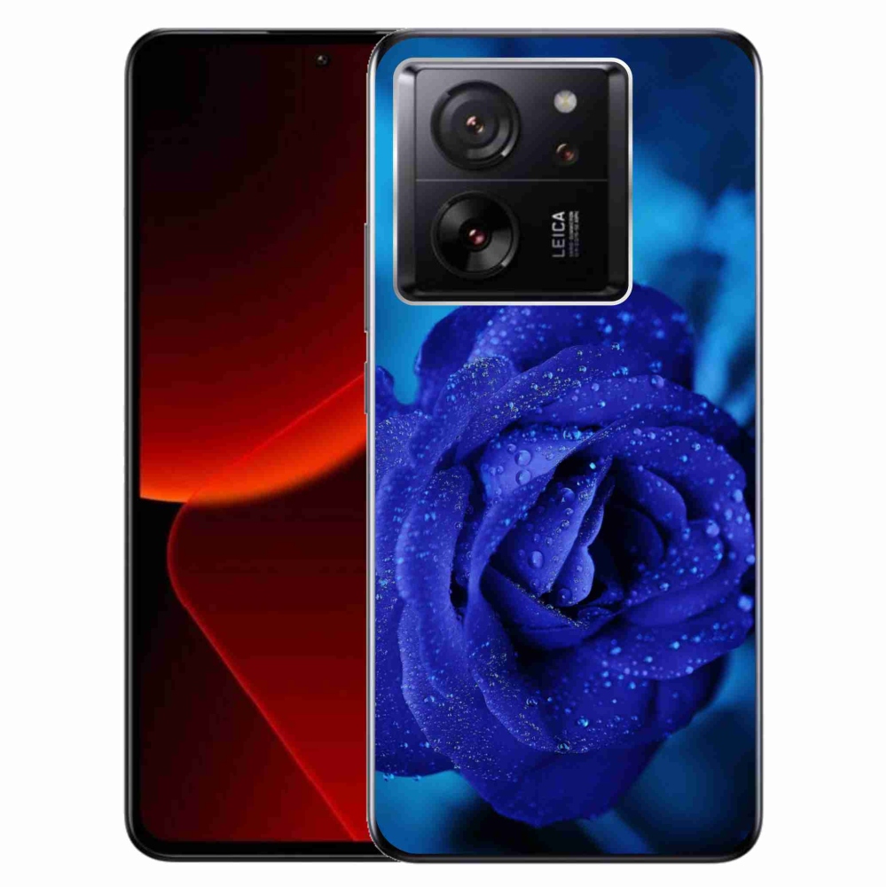 Gél tok mmCase a Xiaomi 13T/13T Pro készülékhez - kék rózsa