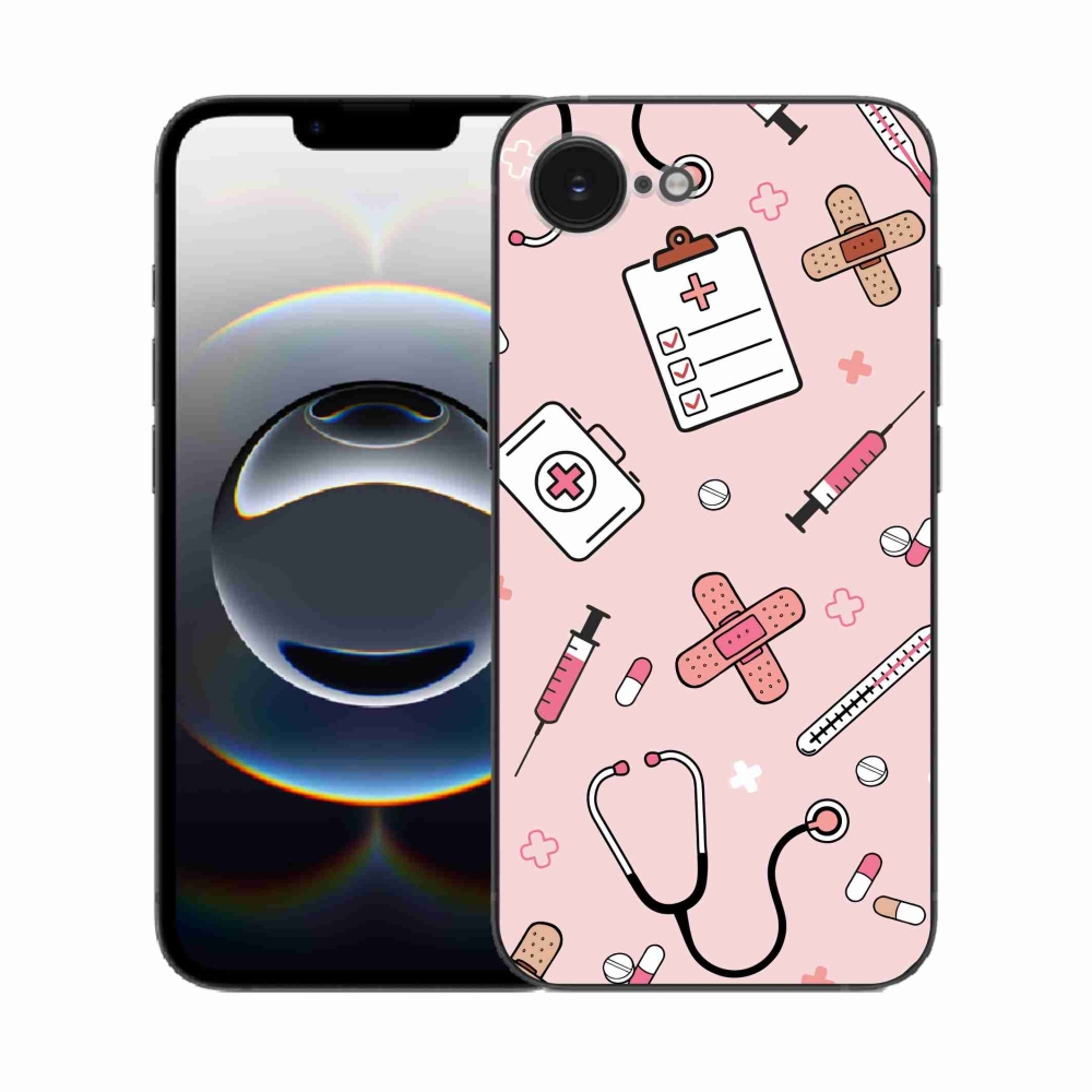 Gél borítás mmCase iPhone 16e készülékhez - egészség 2
