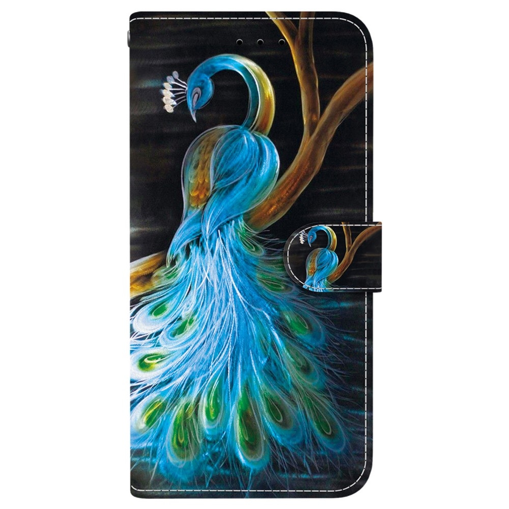Sokoldalú könyves tok Samsung Galaxy A36 5G/A56 5G - páva