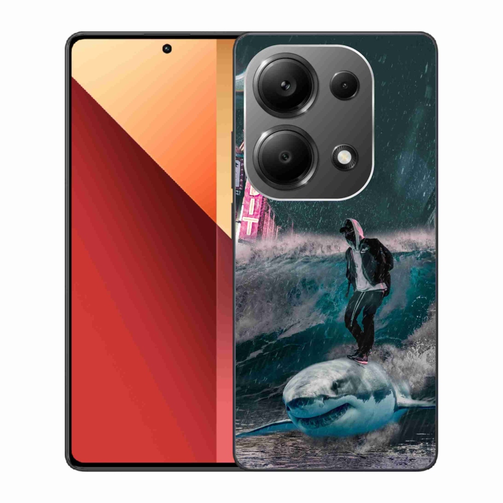 Zselés borítás mmCase a Xiaomi Redmi Note 13 Pro 4G/Poco M6 Pro - cápa számára