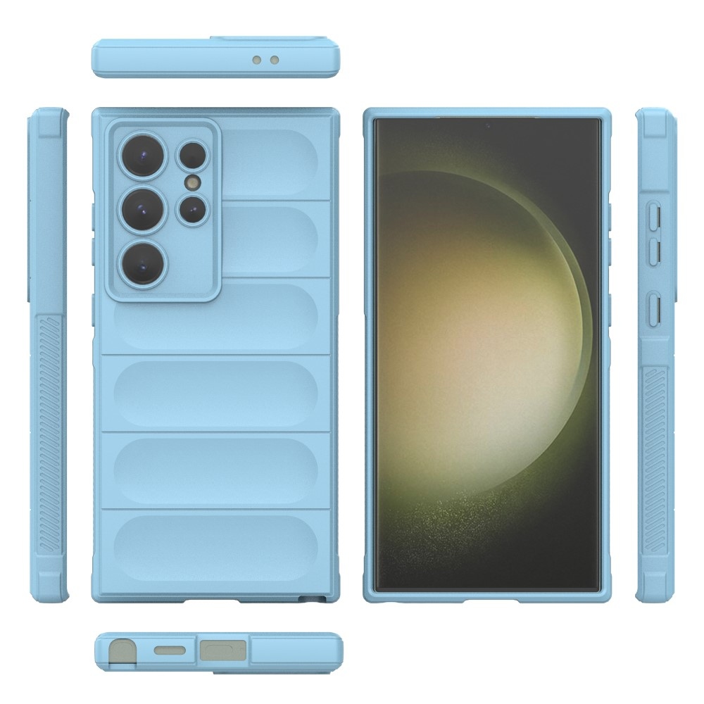 Rugg tartós zselés tok Samsung Galaxy S24 Ultra készülékhez - világoskék