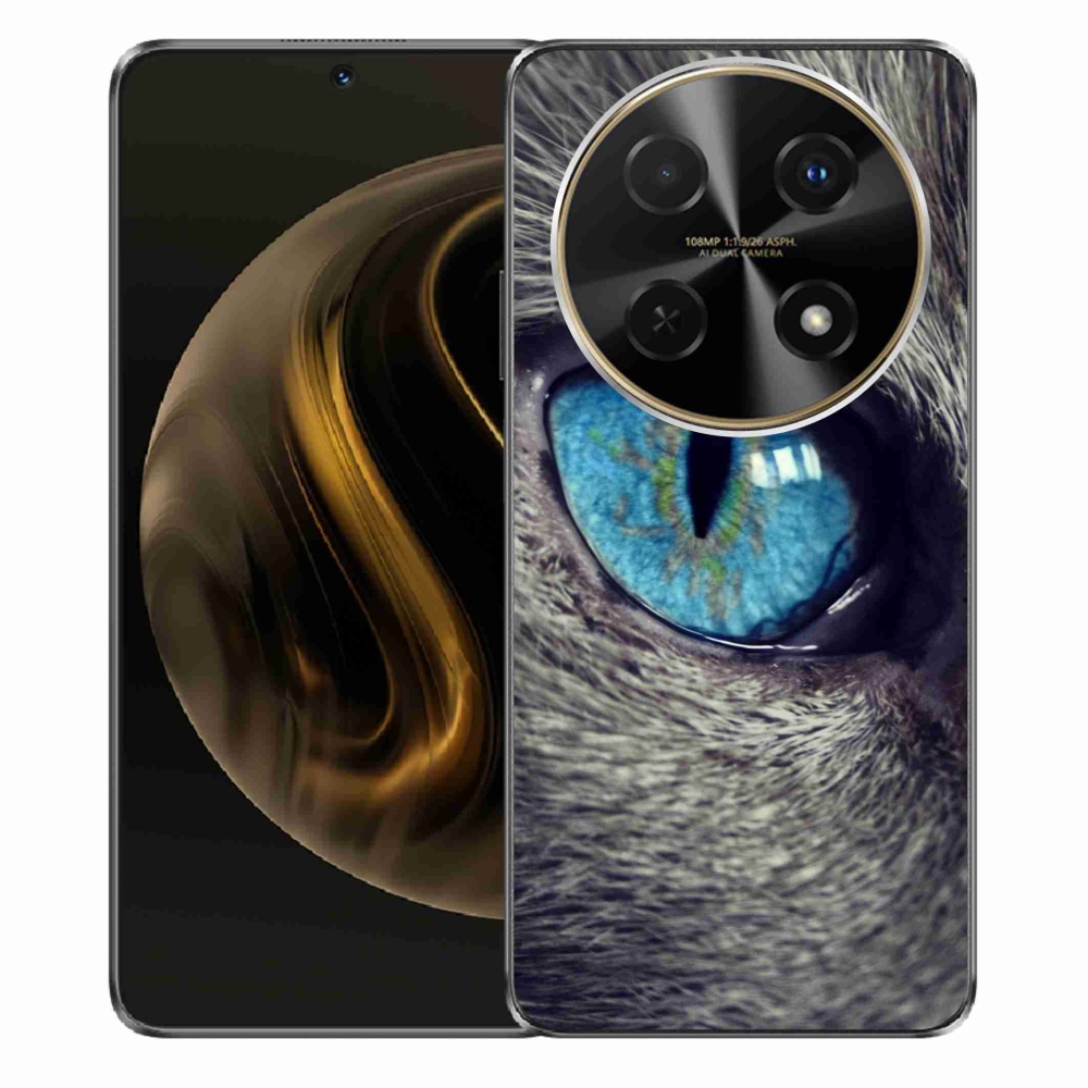 Gél borítás mmCase a Huawei Nova 12i készülékhez - kék macskaszem