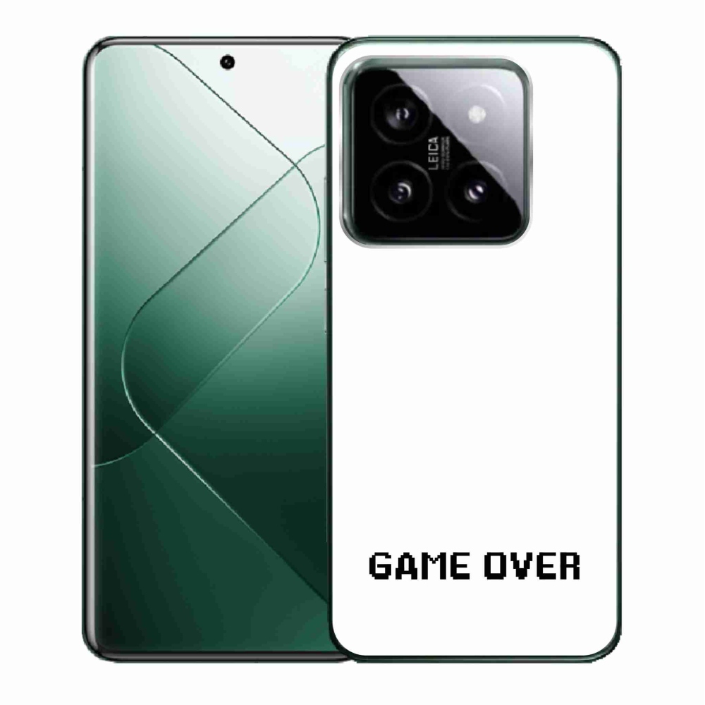 Gél borító mmCase a Xiaomi 14-hez - játék fehér háttérrel