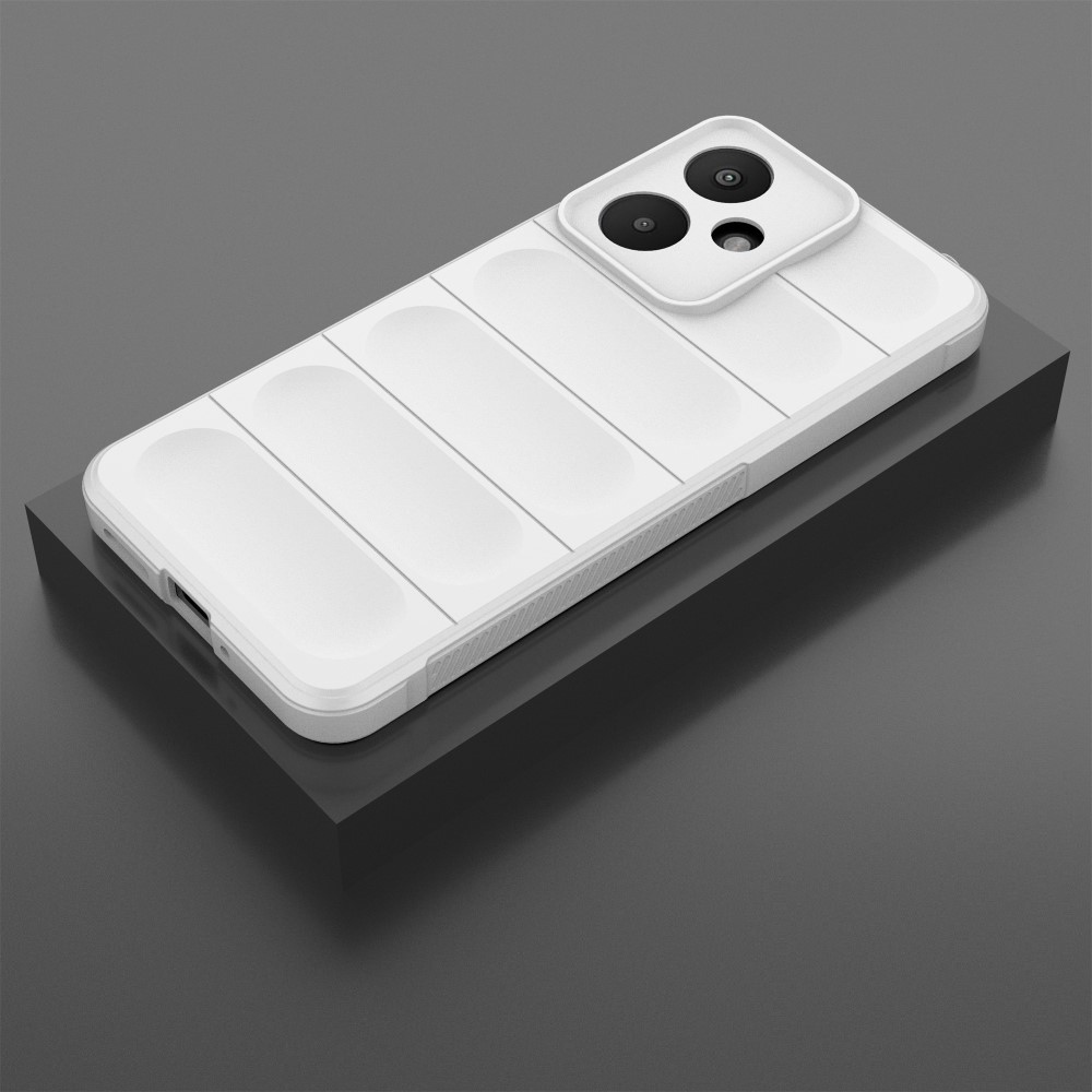 Rugg tartós zselés tok Xiaomi Redmi 13C 5G - fehér