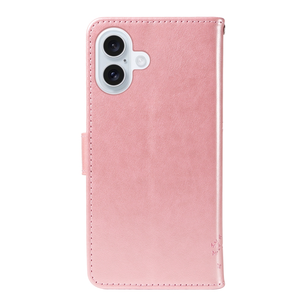 Fák könyvtáska iPhone 17 készülékhez - rózsaarany
