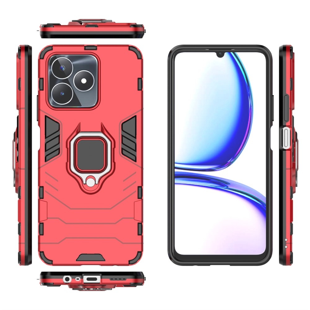 Guardy tartós borító a Realme C51/C53 készülékhez - piros