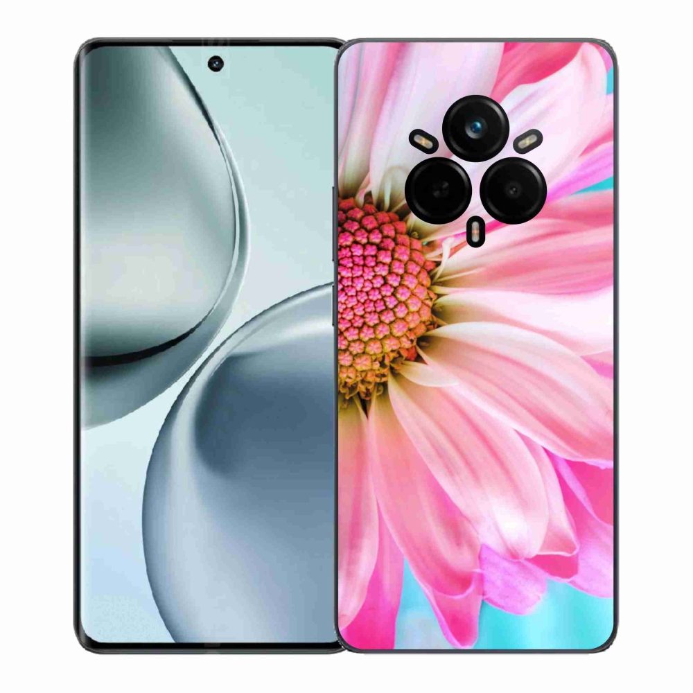 Gél borítás mmCase a Realme 14 Pro 5G készülékhez - rózsaszín virág