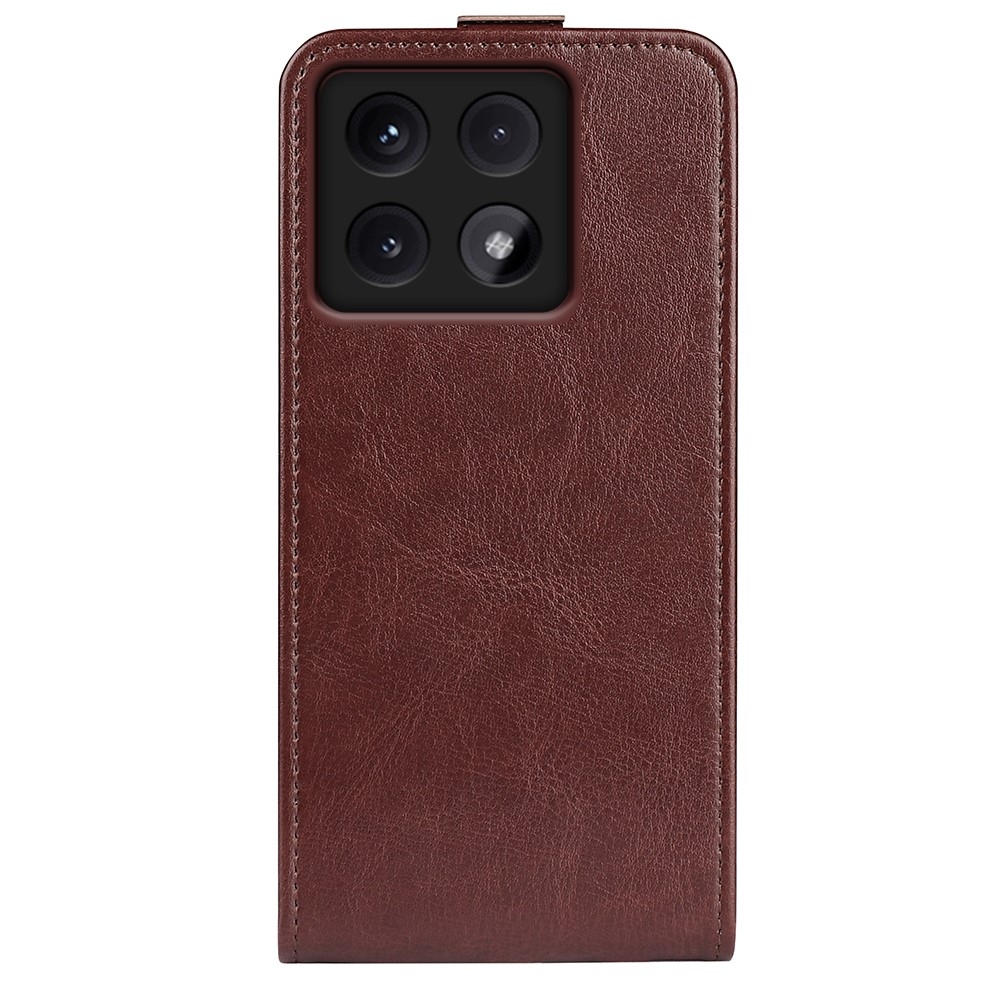 Függőleges könyvtáska Xiaomi 14T-hez - barna