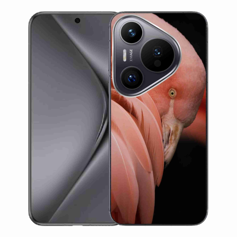 Zselés borítás mmCase a Huawei Pura 70 Pro készülékhez - flamingó 3