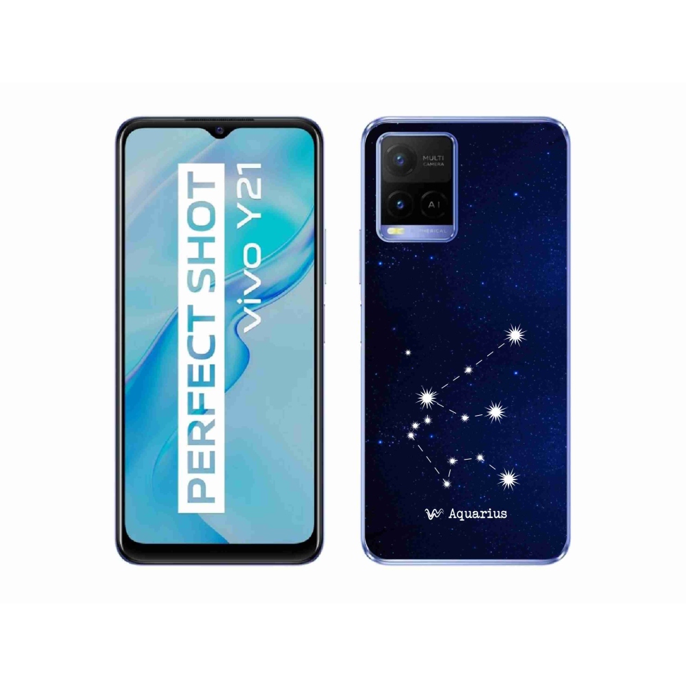 Zselés borítás mmCase a Vivo Y21/Y21s/Y33s készülékhez - Aquarius