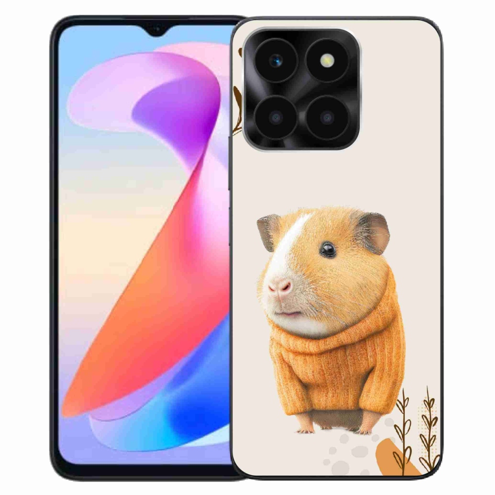 Zselés borítás mmCase a Honor X6a számára - tengerimalac pulóverben