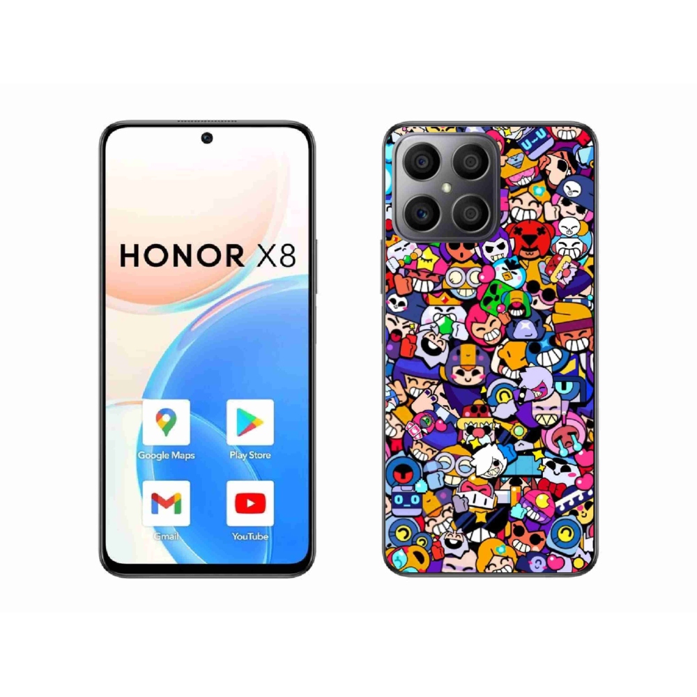Gél borítás mmCase a Honor X8 4G készülékhez - brawl stars 2