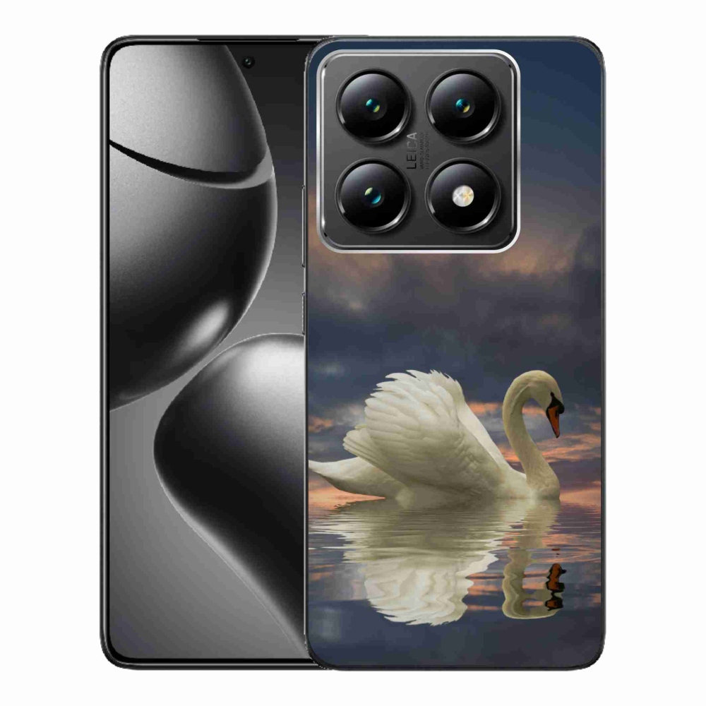 Gél borítás mmCase a Xiaomi 14T Pro számára - hattyú